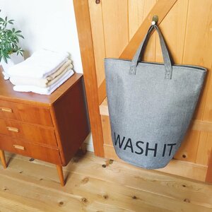 ランドリーバスケット￥648（ダイソー）