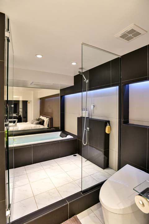 モノトーンのサニタリー