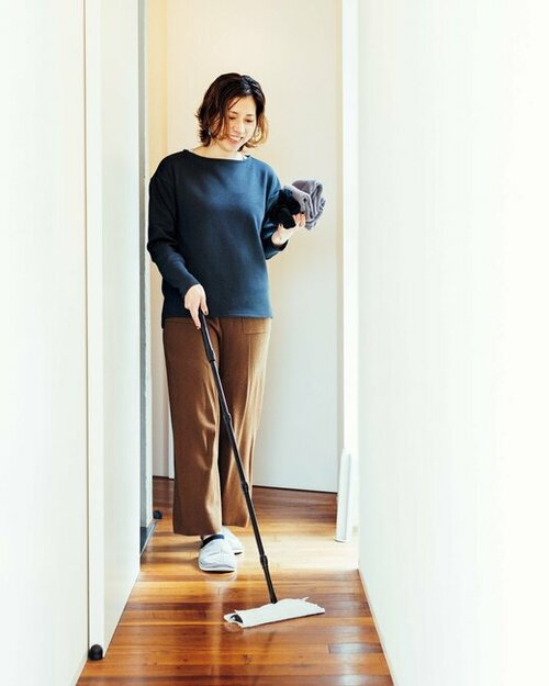 洗濯物をしまうついでに