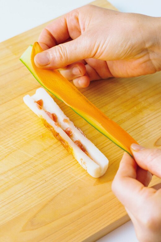 野菜をのせる画像