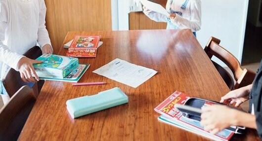 宿題の片づけ