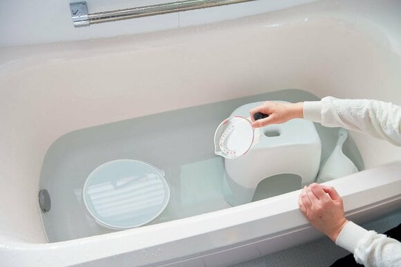 バス小物のつけおき