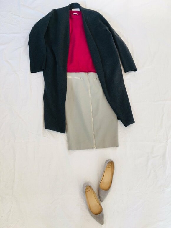 クルーネックセーター