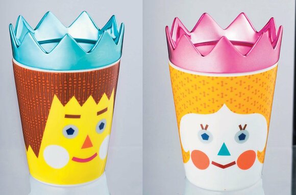 冠が小皿になる！ユニークなカップ＆ディッシュ