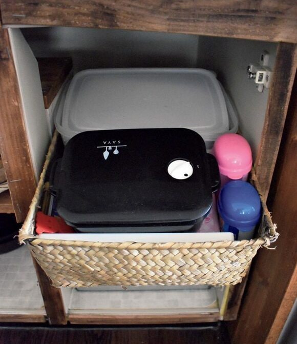 お弁当箱の収納の様子