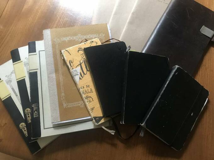 たくさんのノート