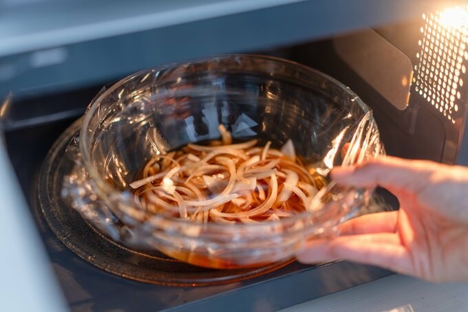レンジで加熱