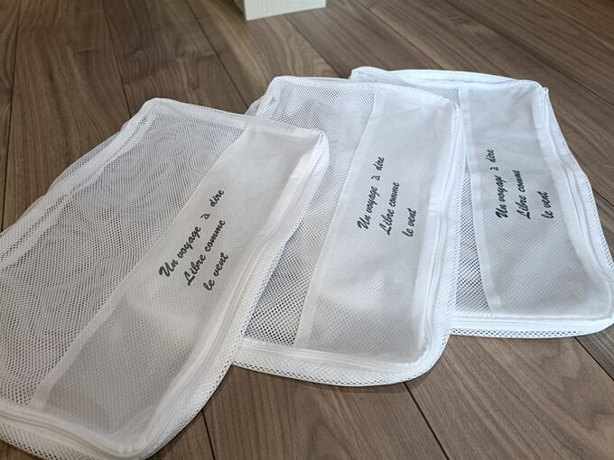 ダイソー そのまま洗えるトラベル仕分け収納ケース