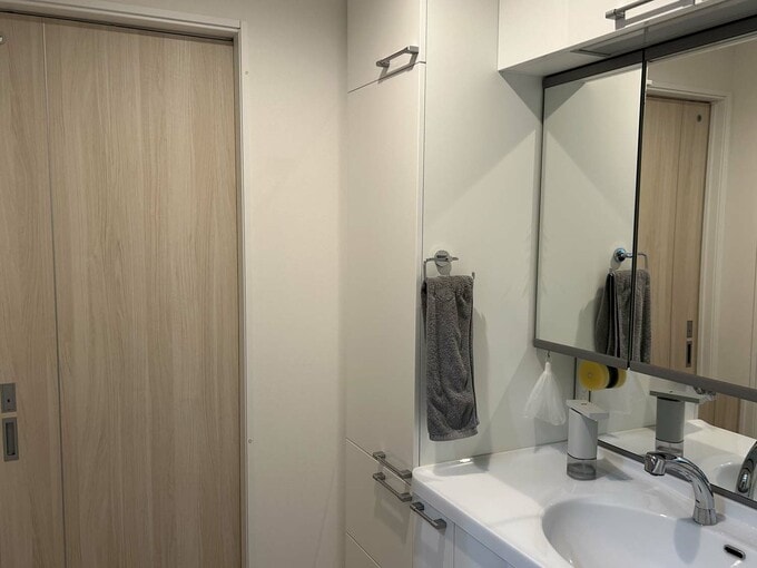 独立した洗面所