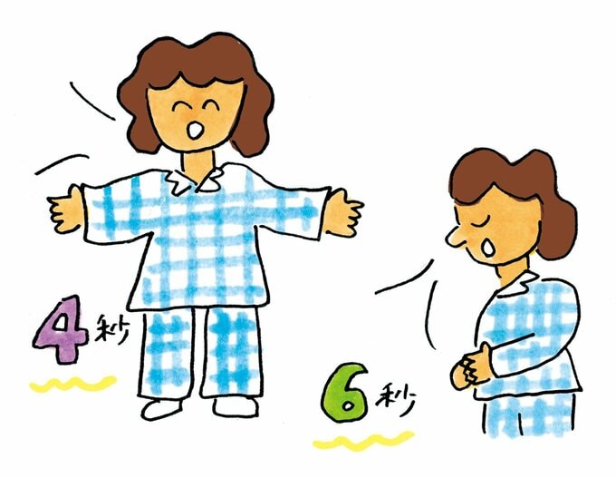 イラスト深呼吸