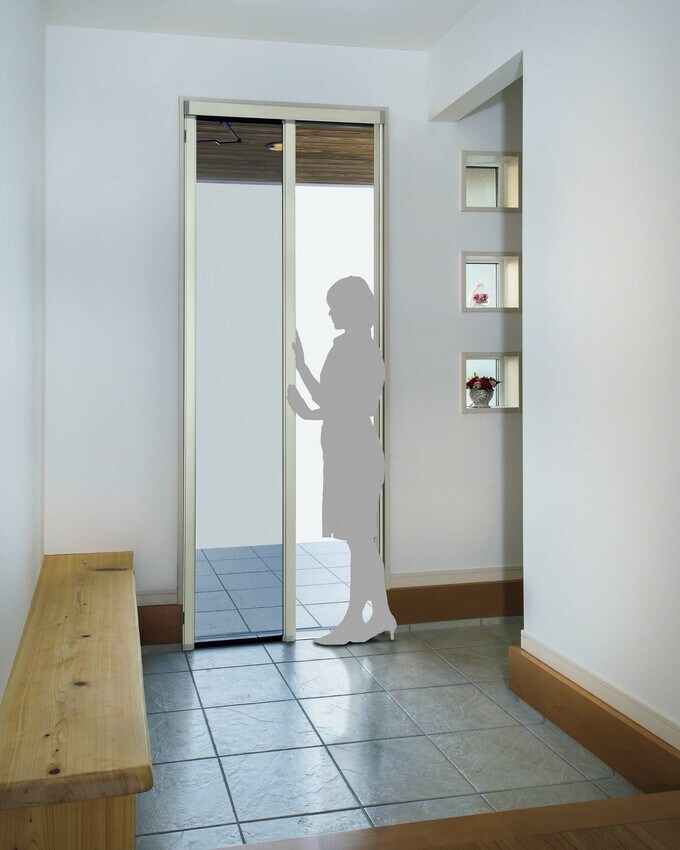 横引きロール網戸 フラットタイプ XMD