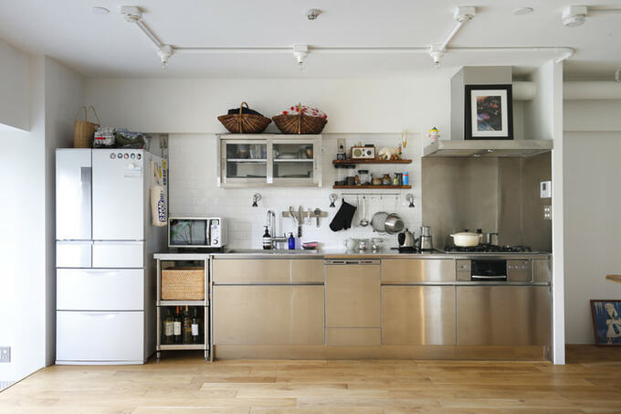 横長の見せるキッチン