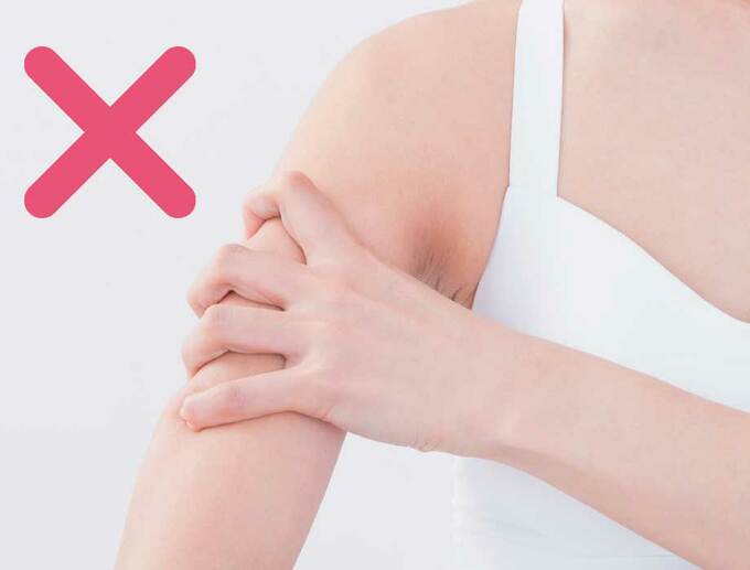 誤ったねじり方の様子