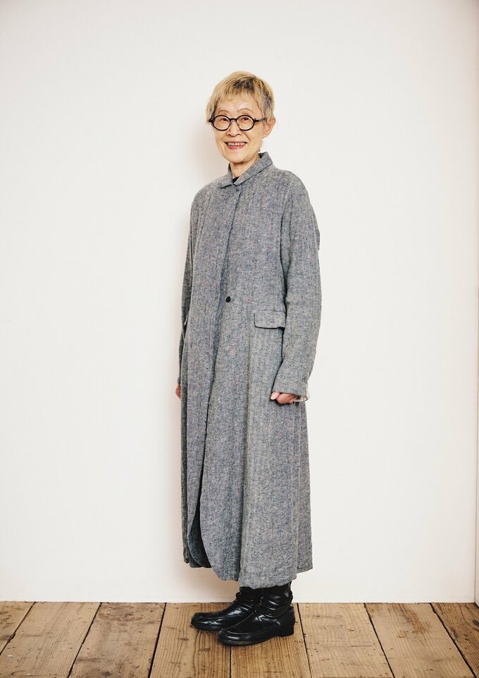 スカートを着た坂田さん