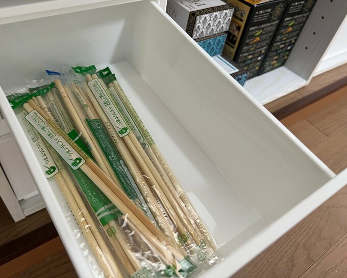 割り箸の引き出し
