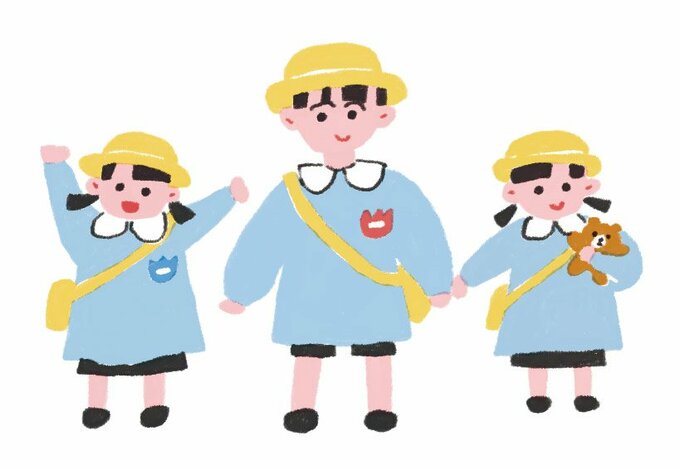 幼稚園児の兄弟