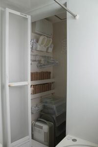 せんめん_たおる棚全体