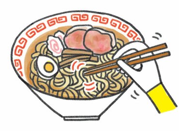 白い服を着ていても安心！ラーメンを“汁はね”しないで品よく食べる方法