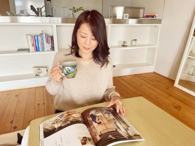 リビングでくつろぐみるくさん