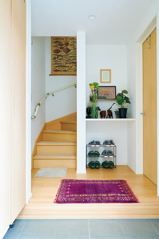 整理整頓された玄関