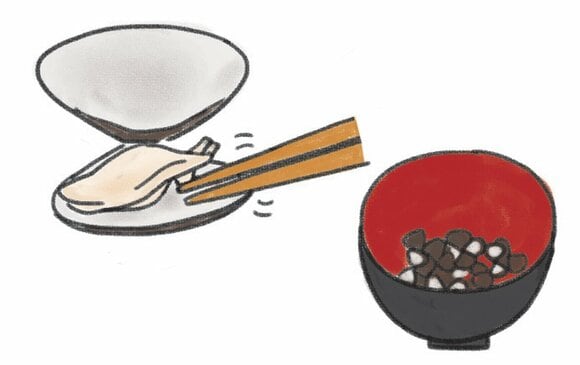 貝の身は食べていいの？殻はどこに出すの？【貝の吸い物、みそ汁】