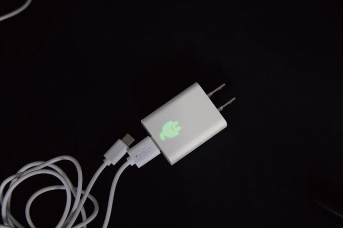 蓄光シールの使用例