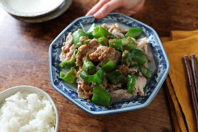 ●下味冷凍は忙しい平日を救う。解凍なしで豚こまピーマン炒め