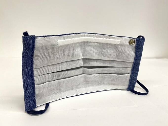 デニムマスクの内側