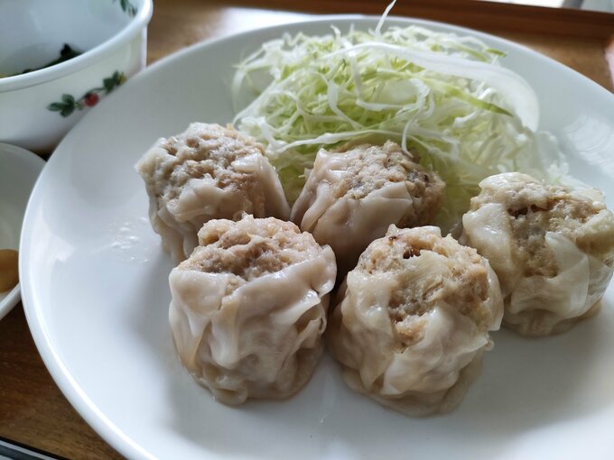 調理後のシューマイ