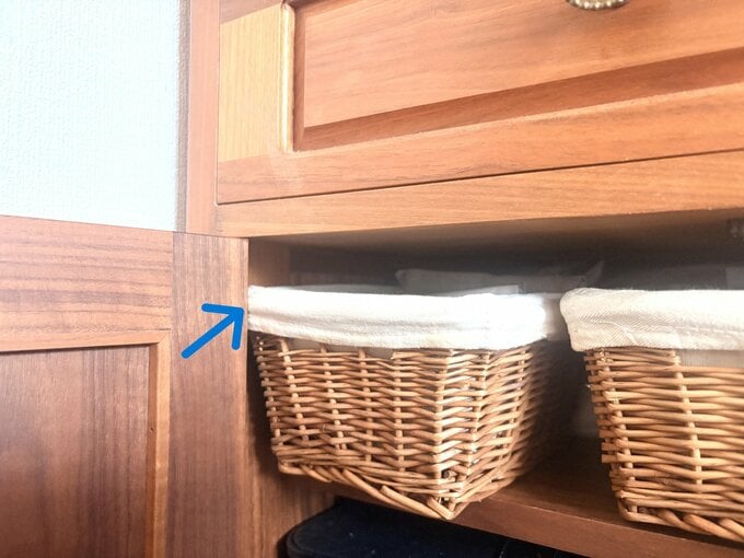 着物が収納してある整理ダンスの引き出し