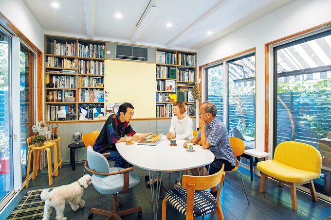 開放的なダイニング