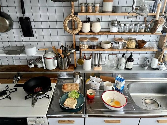 ERIさん宅のキッチン