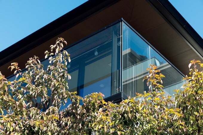 L字型のコーナー窓