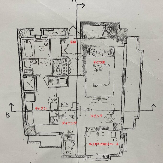リノベーション後の間取りイメージ