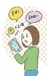 ポイントたまる