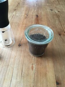 ビンはWECKのフタつきビン