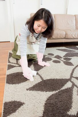 カーペットやドアノブの気になる皮脂汚れをパッと落とす方法