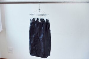 小物干しを使って筒状に干す