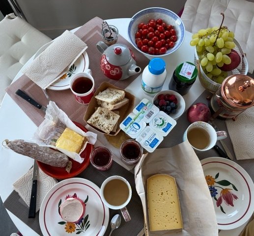 フランスの朝ごはん風景