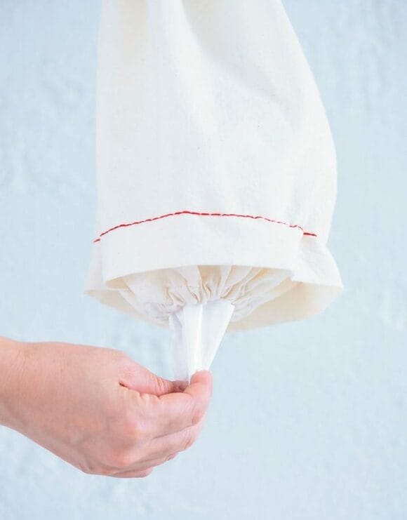 普通の巾着袋に見えるように工夫