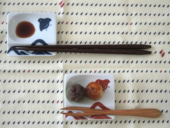 千鳥の絵柄がかわいい重宝皿