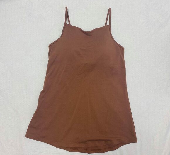 エアリズムコットンブラキャミソール