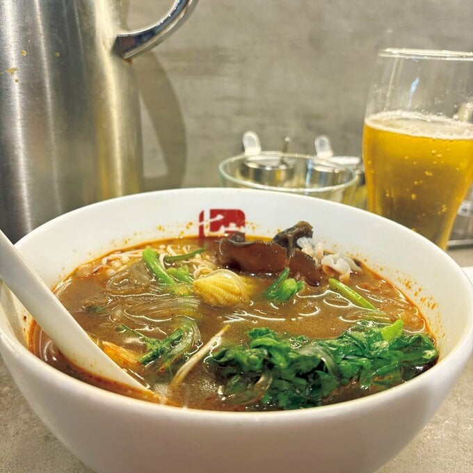 「七宝麻辣湯」の麻辣湯