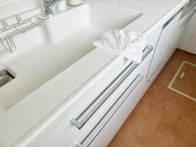 キッチンの床掃除