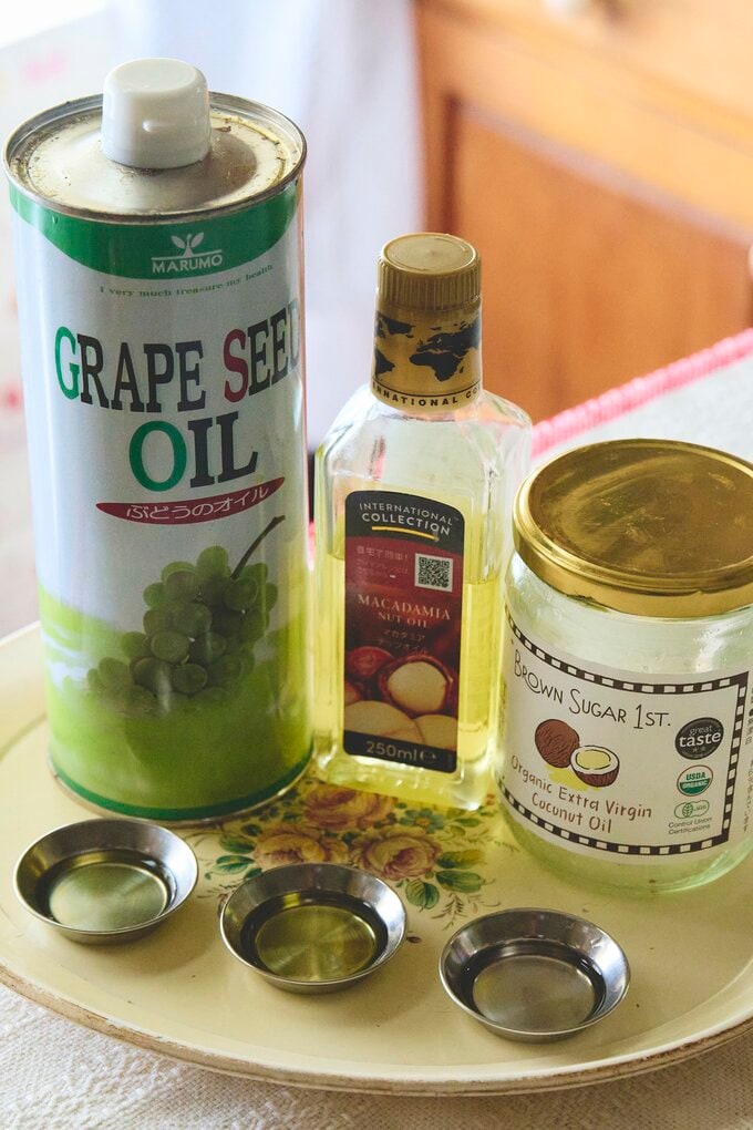 吉山さんがこだわるオイル類