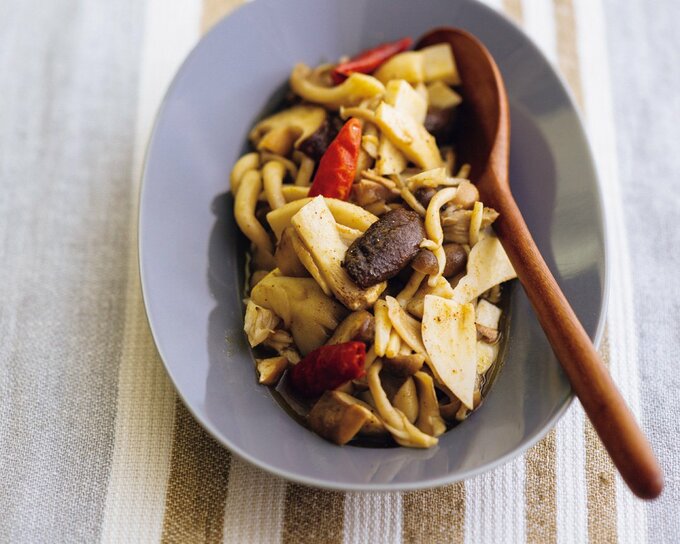 いろいろキノコのマリネ