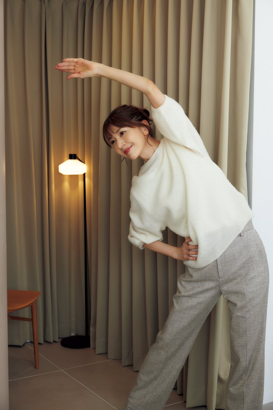 57歳、奇跡の美肌をもつ君島十和子さんの夜のルーティン。バスタイムに実践する3つのこと | ESSEonline(エッセ オンライン)