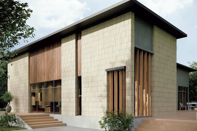 住まいの外壁材カタログ。太陽光と雨で、セルフクリーニングする製品も