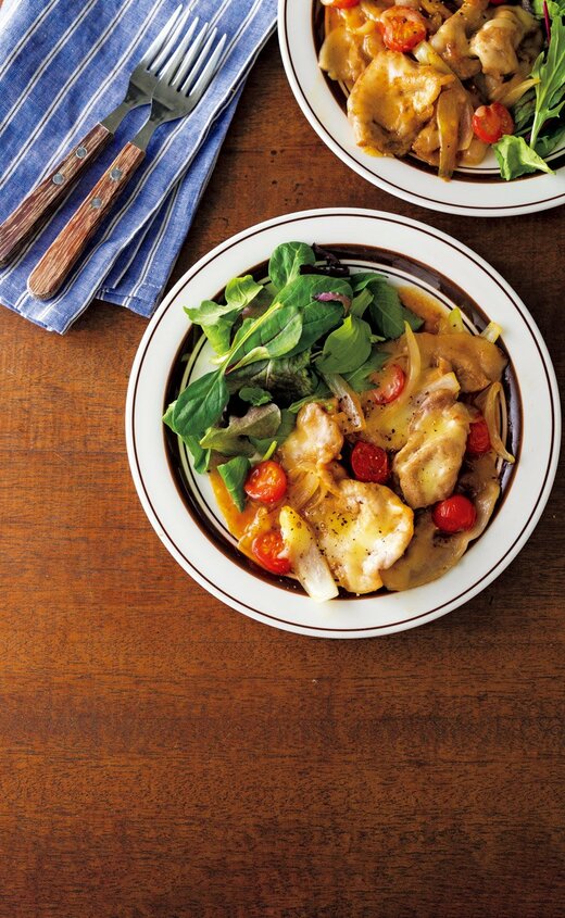 豚の洋風トマトショウガ焼き