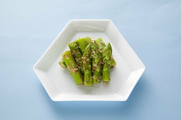 アスパラガスのおかかあえ